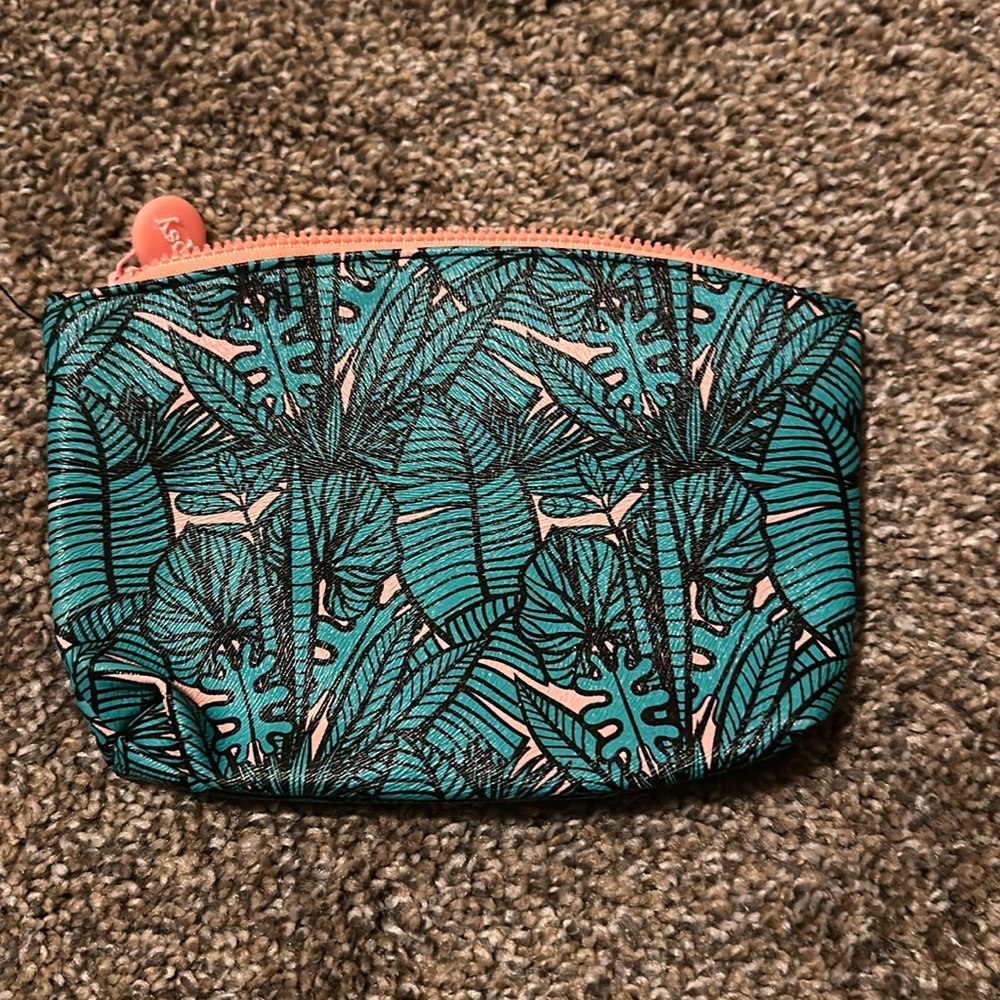 Teal and Pink MakeUp Bag